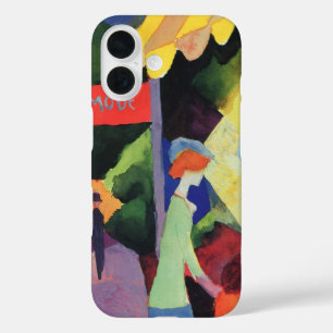 Fashion Window by August Macke, Vintage Fauvism iPhone 16 Case