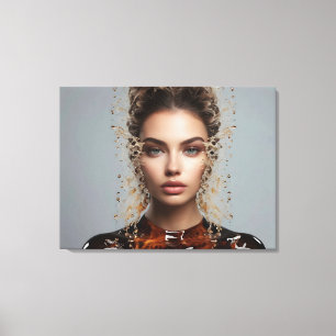 Fashion woman fine art canvas print