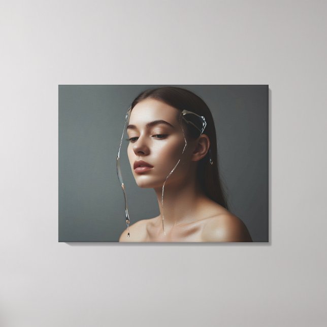 Fashion woman fine art  canvas print (Front)