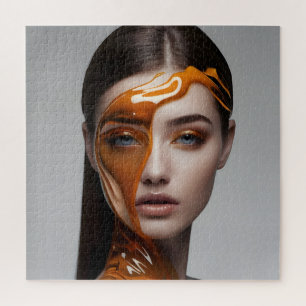 Fashion woman fine art  jigsaw puzzle