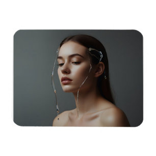 Fashion woman fine art  magnet
