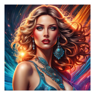 Fashion woman fine art photo print