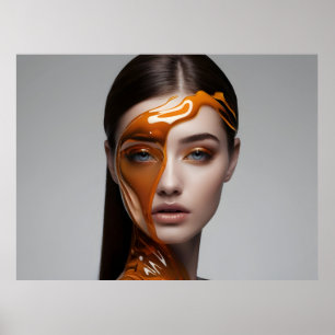 Fashion woman fine art poster