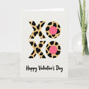 Fashion Xoxo Valentines Day Card
