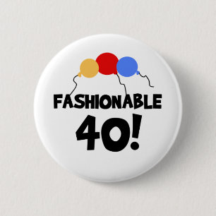 FASHIONABLE 40 6 CM ROUND BADGE