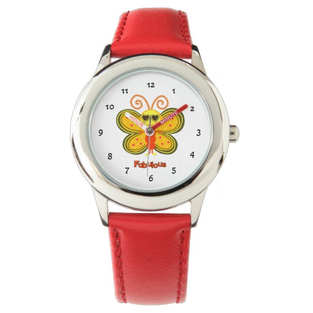 Fashionable butterfly  watch (Front)