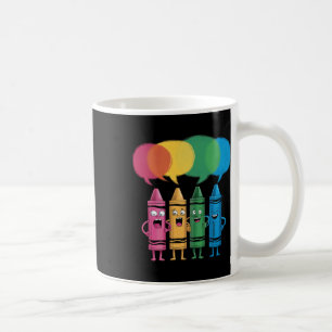 Fashionable Crayon Mood Colour Crayons Friyay Teac Coffee Mug