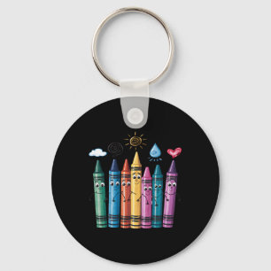 Fashionable Crayon Mood Colour Crayons Friyay Teac Key Ring