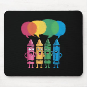 Fashionable Crayon Mood Colour Crayons Friyay Teac Mouse Mat
