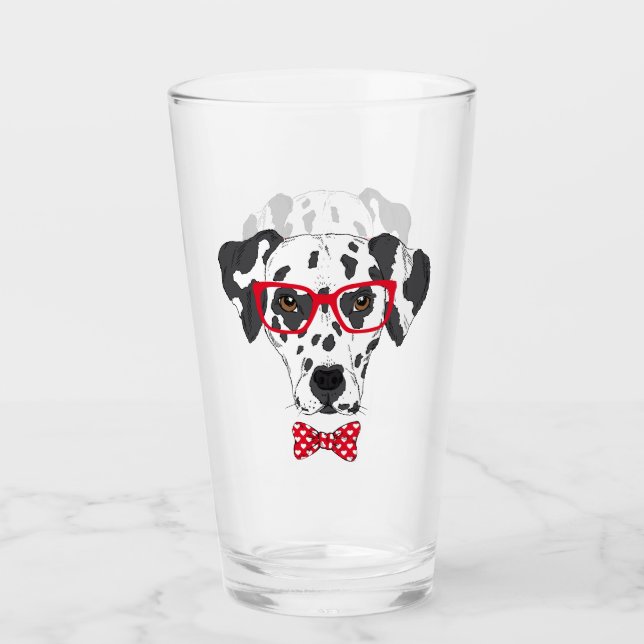 Fashionable Dalmatian Glass (Front)