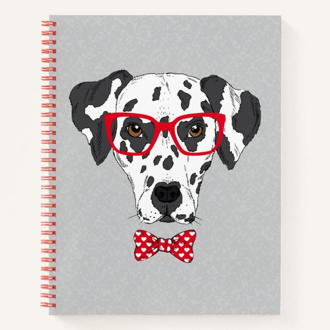 Fashionable Dalmatian Notebook (Front)