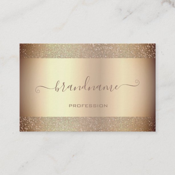 Golden Border Business Cards Zazzle UK