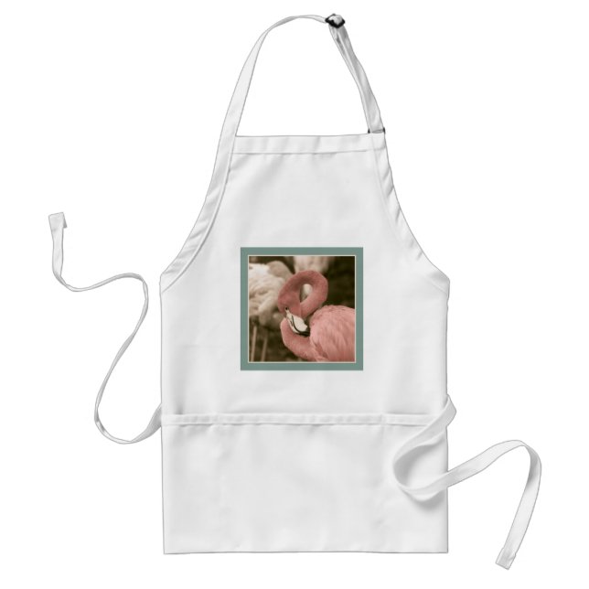 Fashionable Flamingo Standard Apron (Front)