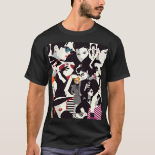 Fashionable girls collage: pop art T-Shirt