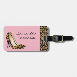 Fashionable Jaguar Silettos Custom Luggage Tag