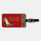 Fashionable Jaguar Silettos Custom Luggage Tag