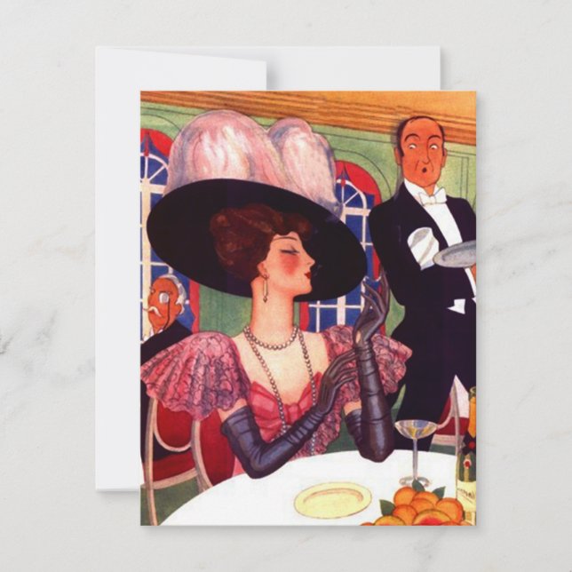 Fashionable Ladies Night Out Party Invitations (Front)