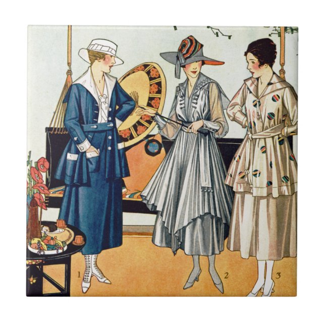 Fashionable Ladies Tile (Front)