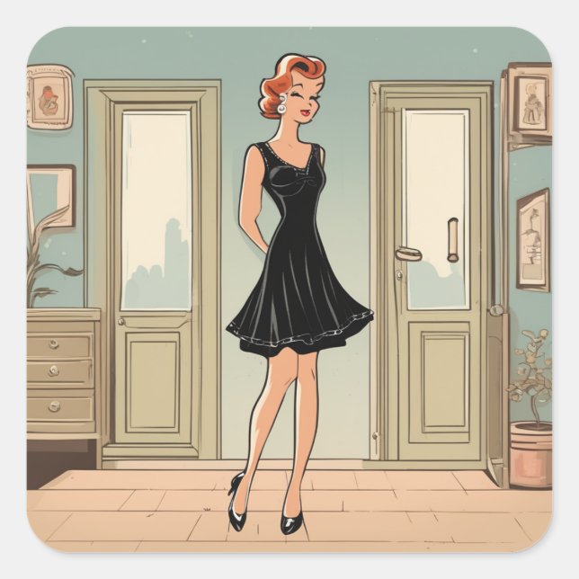 Fashionable LBD Sticker Collection (Front)