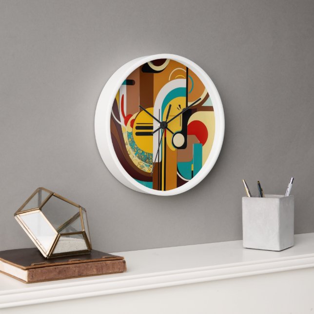 Fashionable Panda Art | Fun and Whimsical Clock (Office)