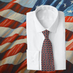 Fashionable Patriotic US Flag Stars and Stripes Tie<br><div class="desc">Experience the esteem and unity of the US Flag Stars and Stripes Neck Tie, the ultimate accessory for those who cherish their country and want to make a statement. This eye-catching design captures the essence of the American spirit, featuring the iconic red, white, and blue colours that symbolise our nation's...</div>