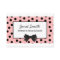 Fashionable Pink and Black Polka Dot Mummy Card