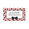 Fashionable Pink and Black Polka Dot Mummy Card