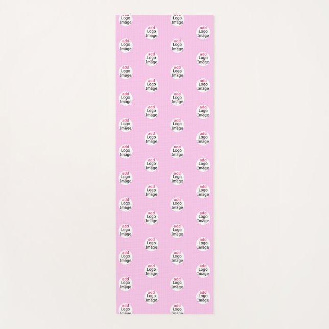 Fashionable Professional Business Custom Pink Yoga Mat (Front)