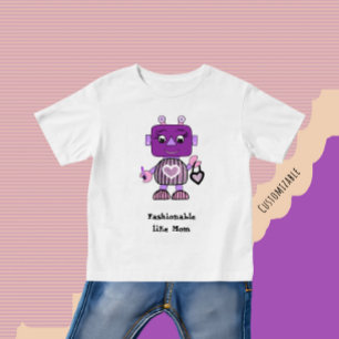 Fashionable robot  baby T-Shirt