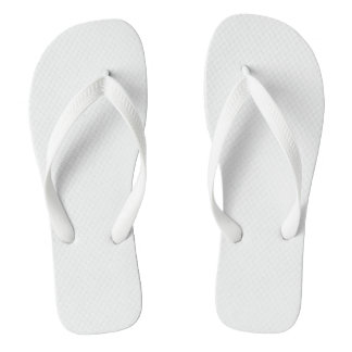 Fashionable Solid White Flip Flops