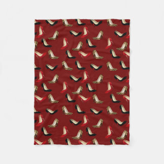 Fashionable Stiletto Heels Fleece Blanket