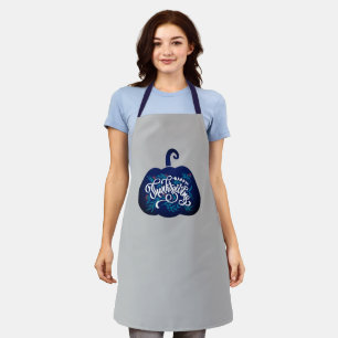 fashionable Text on pumpkin for Thanksgiving  Apro Apron