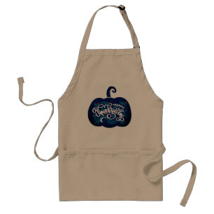 fashionable Text on pumpkin for Thanksgiving  Standard Apron