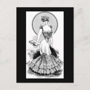 Fashionable Waistline 1906 Postcard