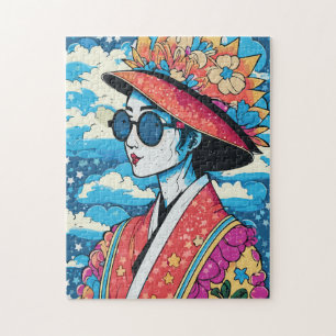 Fashionable Woman Jigsaw Puzzle