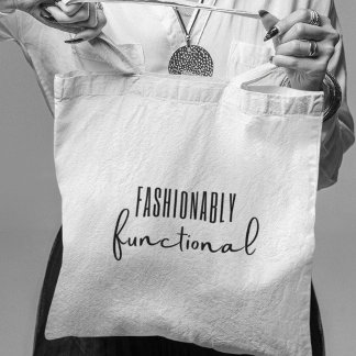 Fashionably Functional Stylish Modern Gift Tote Bag