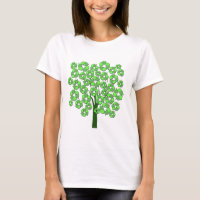 Fashionably Green Recycle Symbol Tree
