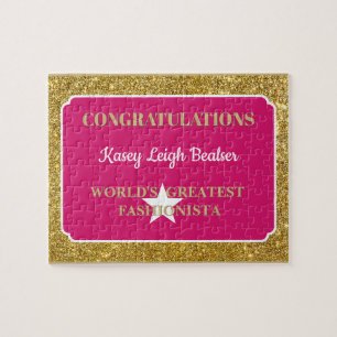 Fashionista! Fun Personalized Special Jigsaw Puzzle