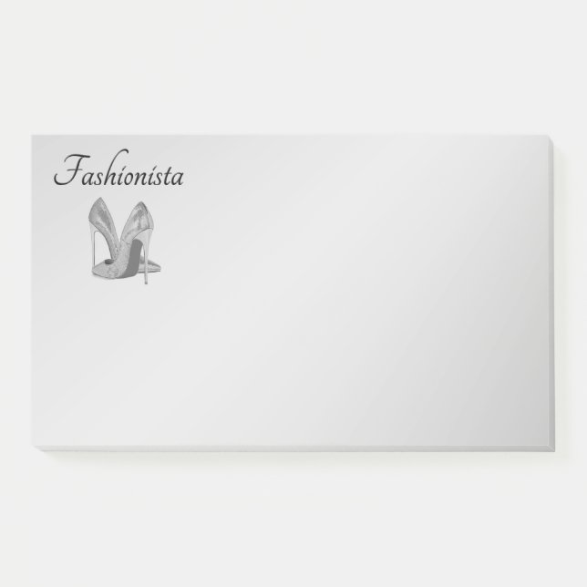 Fashionista High Heel Shoes Post-it Notes (Front)