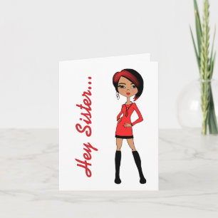Fashionista Note Card