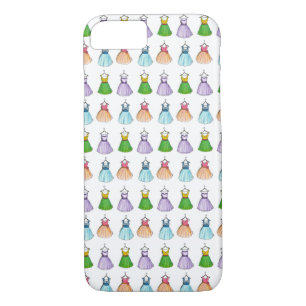Fashionista Retro Vintage Style Prom Dress Stylist iPhone 8/7 Case