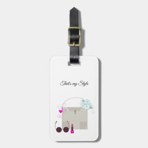 Fashionista Style Luggage Tag