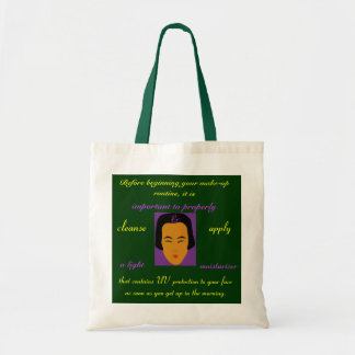 Fashions High End Daily Make-up Routine Nat. Green Tote Bag