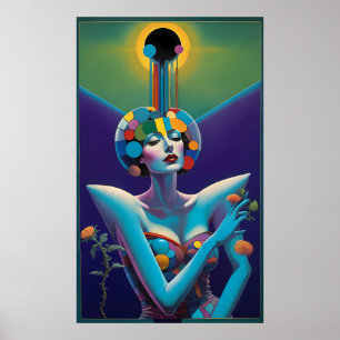 Fashion's Resting Dream Face - Ken Gauge Art Poster