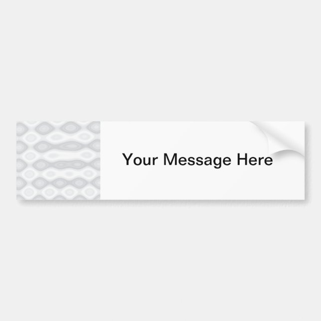 Fast and Easy Blank Template Bumper Sticker (Front)