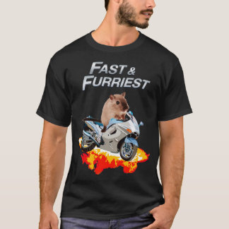 Fast and Furriest Parody Funny Cute Action Packed  T-Shirt