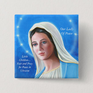 Fast and Pray For Ukraine  15 Cm Square Badge