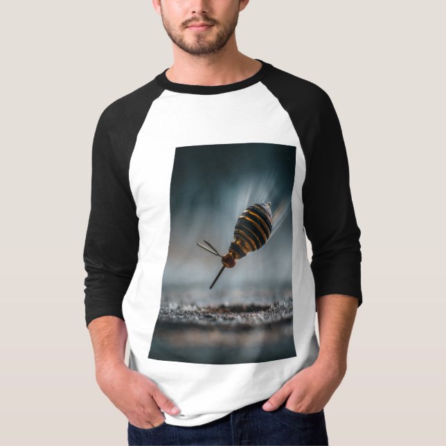 Fast and precise flight dart design T-Shirt (Front)