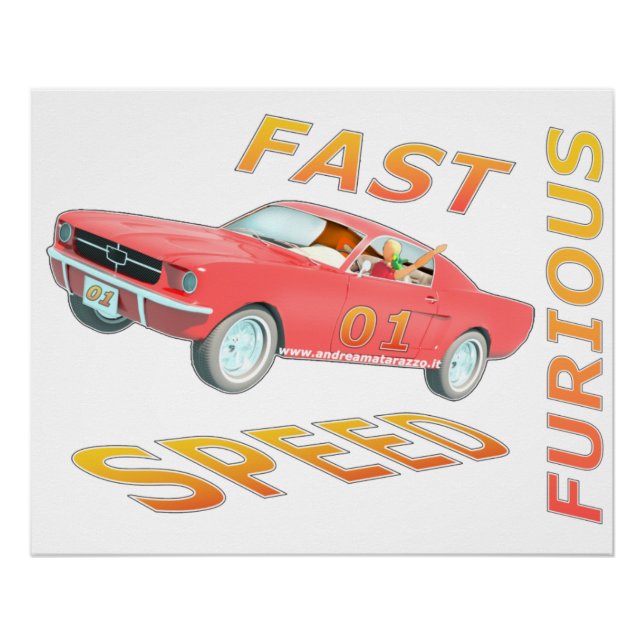 Fast and Speed Furious 01 Glossy Poster (Front)