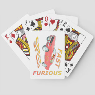 Fast and Speed Furious 01   Playing Cards